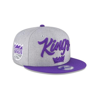 Sacramento Kings Gorra | New Era Official NBA Draft 9fifty Snapback Cap Mexico - Grises